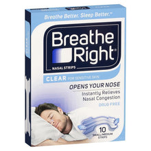 Breathe Right Clear Regular Nasal Congestion Strips 10 - GimmeNow