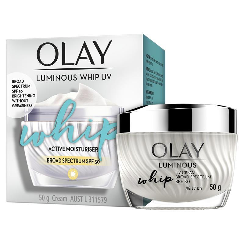 Olay Luminous Whip UV SPF Face Cream Moisturiser 50g - GimmeNow