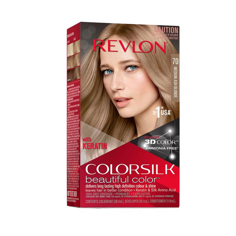 Revlon ColorSilk 70 Medium Ash Blonde