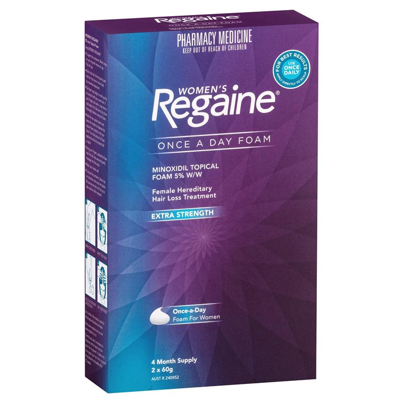 Regaine Womens 5% Minoxidil Foam Hair Loss Treatment 2 x 60g