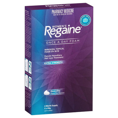 Regaine Womens 5% Minoxidil Foam Hair Loss Treatment 2 x 60g