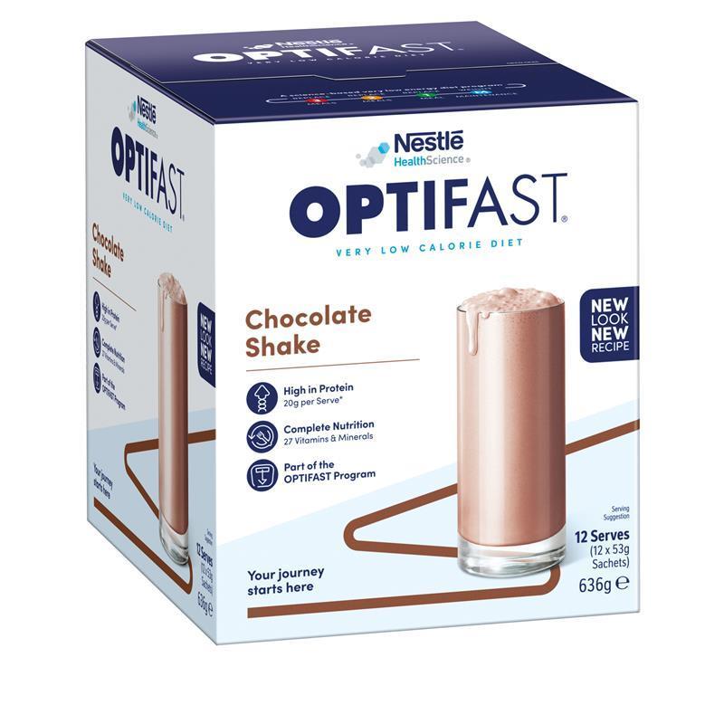 Optifast VLCD Shake Chocolate 12 x 53g