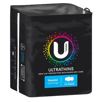 Kotex U Ultra Thin Wings Regular 14