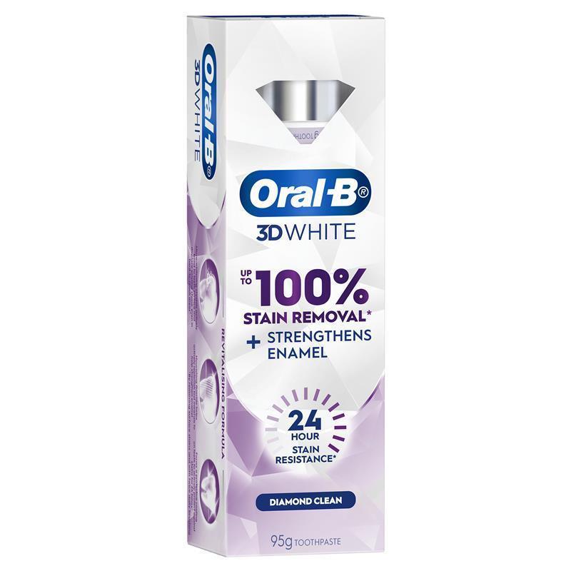 Oral B Toothpaste 3D White Lasting Enamel Strong 95g - GimmeNow