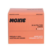 Moxie Organics Ultra Thin Panty Liners 26 Pack