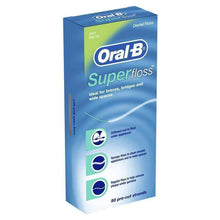 Oral B Superfloss Dental Floss Pre-Cut Strands 50 pack