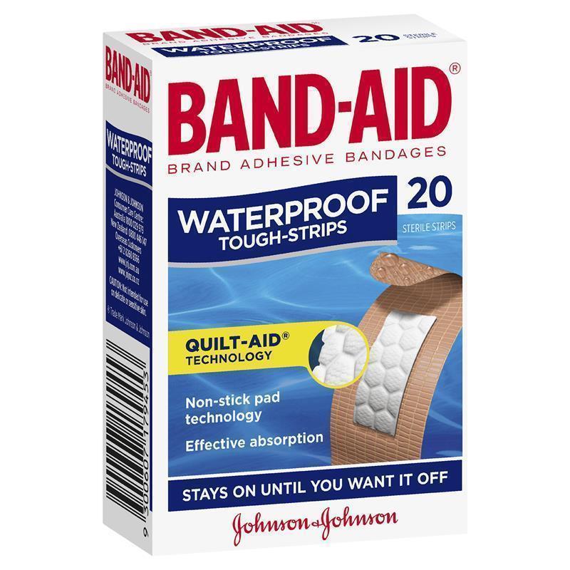 Band-Aid Waterproof Tough Strips 20 Pack - GimmeNow