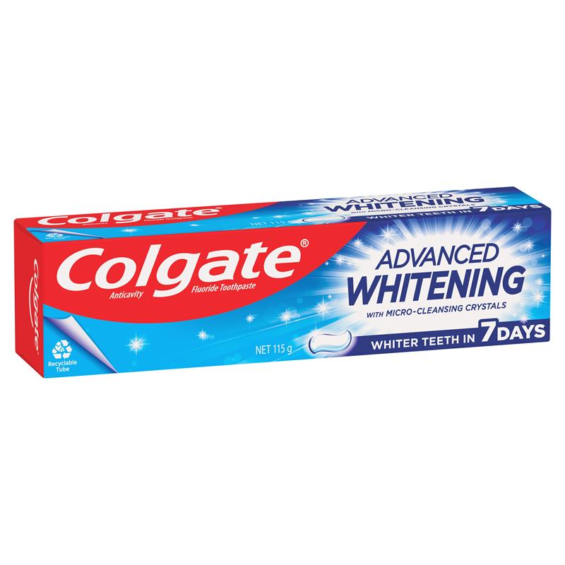 Colgate Toothpaste Advanced Whitening 115g