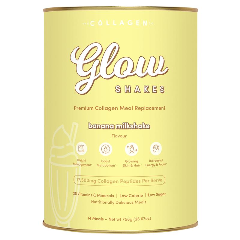 The Collagen Co Glow Shakes Banana Milkshake 756g