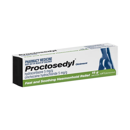 Proctosedyl Haemorrhoids Relief Ointment Cream 15g