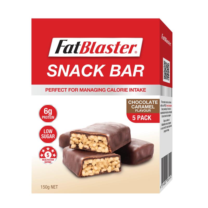 Naturopathica Fatblaster Choc Caramel Crunch Bar 5 x 30g