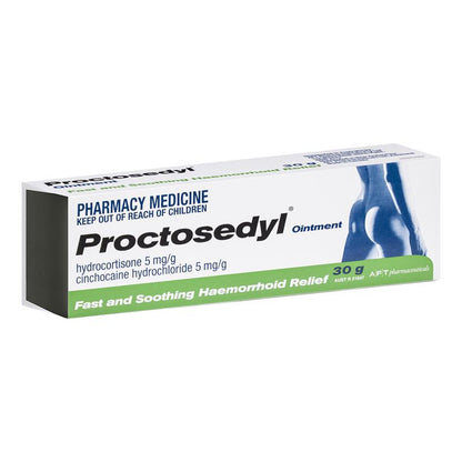 Proctosedyl Haemorrhoids Relief Ointment Cream 30g