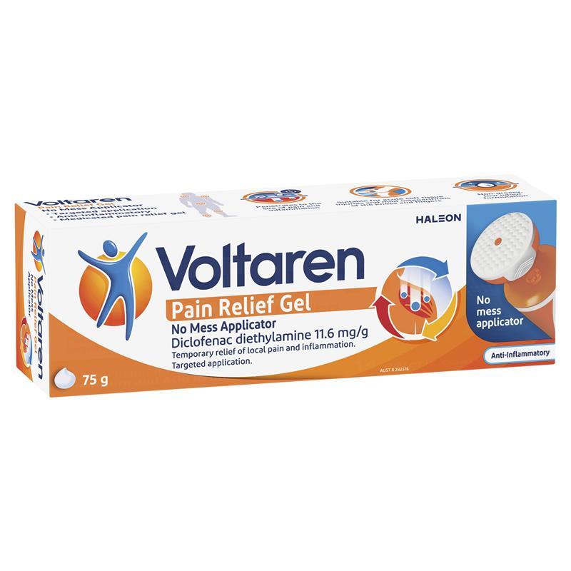Voltaren Pain Relief Gel No Mess Applicator 75g