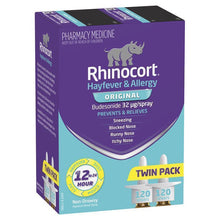 Rhinocort Original Hayfever & Allergy Nasal Spray 120 Sprays x 2 Pack - GimmeNow