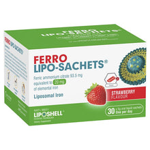 Lipo-Sachets Ferro Strawberry 5g 30 Sachets - GimmeNow