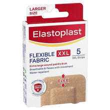 Elastoplast Flexible Fabric Strips XXL 5 Pack - GimmeNow
