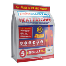 Pain Away Heat Patches Regular 5 Pack