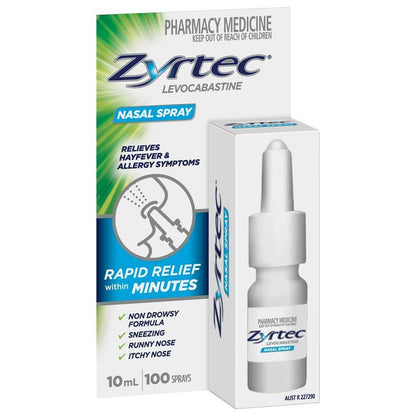 Zyrtec Antihistamine Hayfever & Allergy Nasal Spray 10mL
