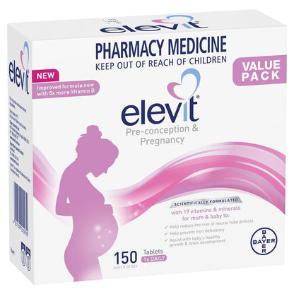 Elevit Pre-conception & Pregnancy 150 Tablets Exclusive Size