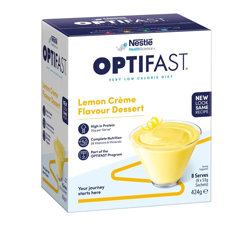 Optifast VLCD Dessert Lemon 8 x 53g