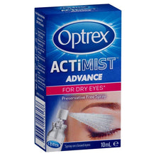 Optrex Advance Actimist Preservative Free Dry Eye Spray 10ml - GimmeNow