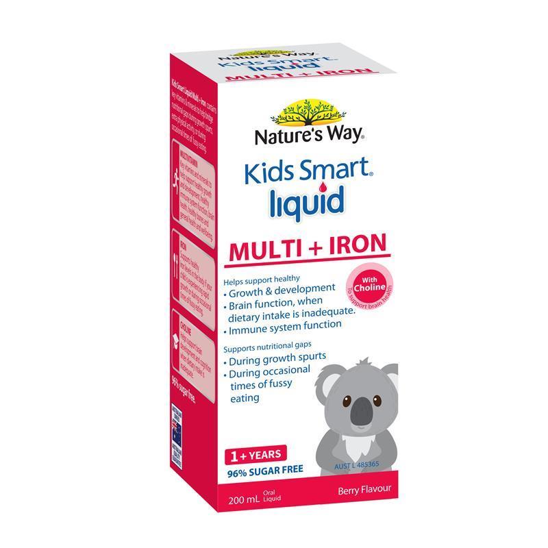 Nature's Way Kids Smart Liquid Multi + Iron 200ml