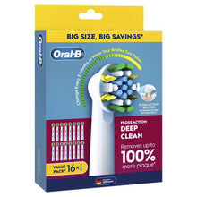 Oral B Power Toothbrush Floss Action Refills 16 Pack