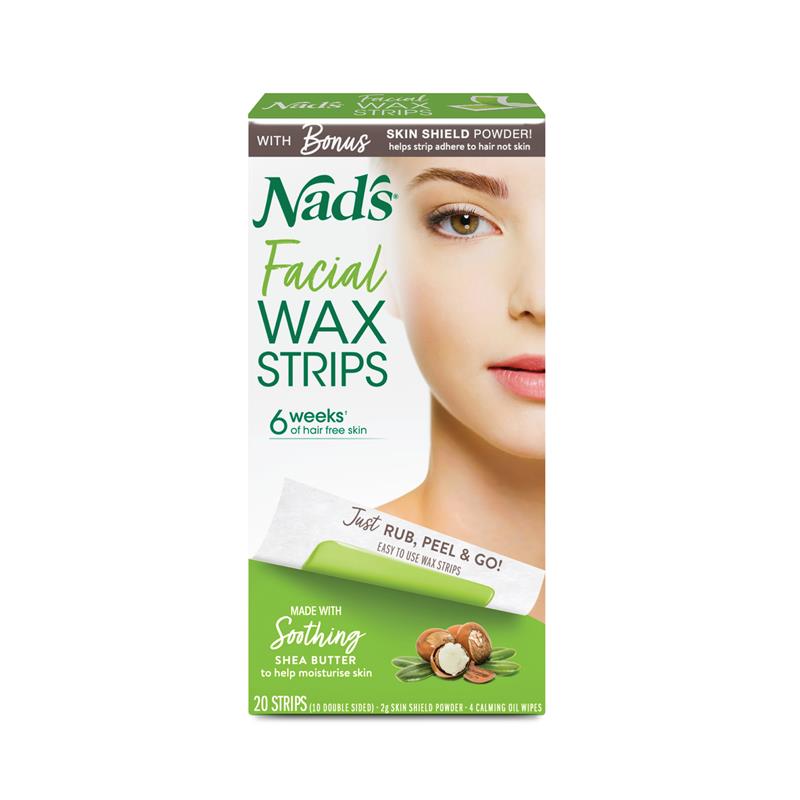 Nad's Facial Wax Strips 20