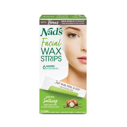 Nad's Facial Wax Strips 20