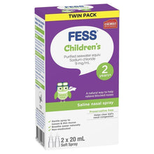 Fess Childrens Nasal Spray 20ml Twin Pack Exclusive Size