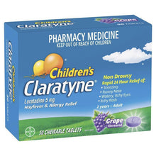 Children's Claratyne Allergy & Hayfever Relief Antihistamine For Kids Grape Chewable Tablets 30 pack - GimmeNow