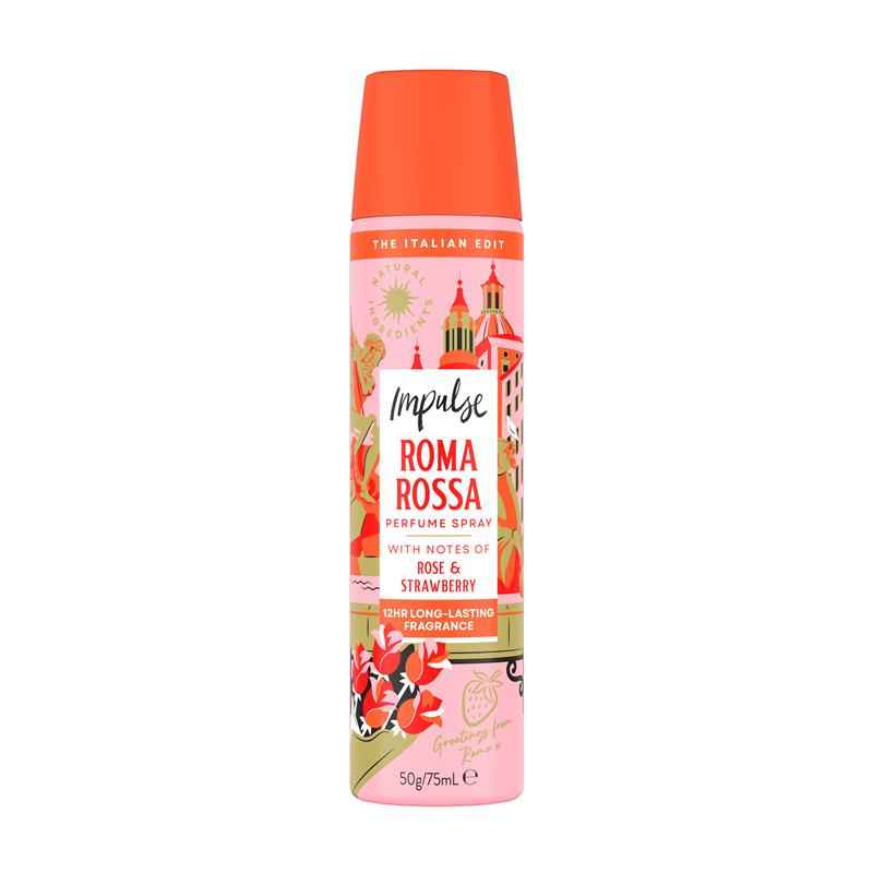 Impulse Body Spray Roma Rosa 75ml