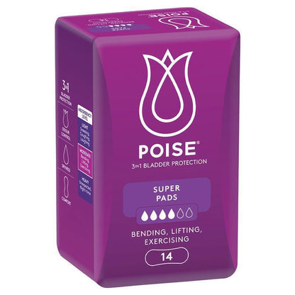 Poise Incontinence Pads Super 14 Pack