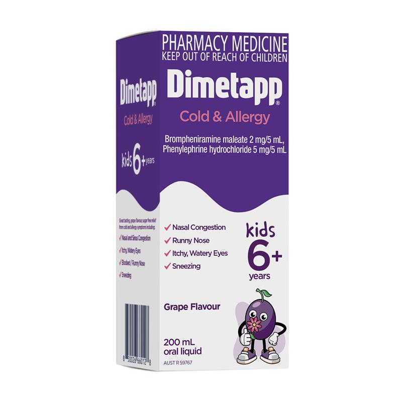 Dimetapp Cold and Allergy 200mL