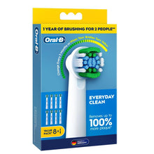 Oral B Power Toothbrush Everyday Clean Refills 8 Pack