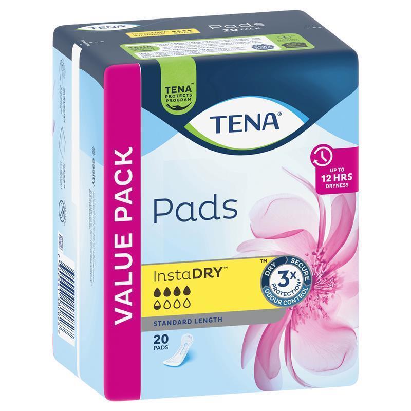 TENA Pad Instadry Standard 20 Pack