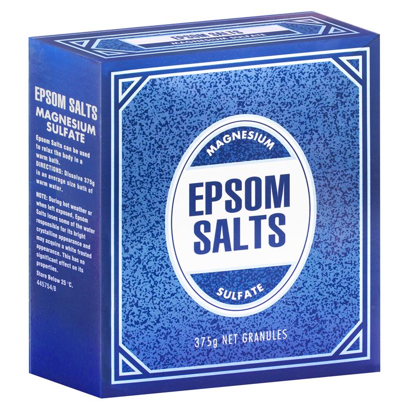 Sanofi Epsom Salts - Magnesium Sulfate Bath Crystals 375g