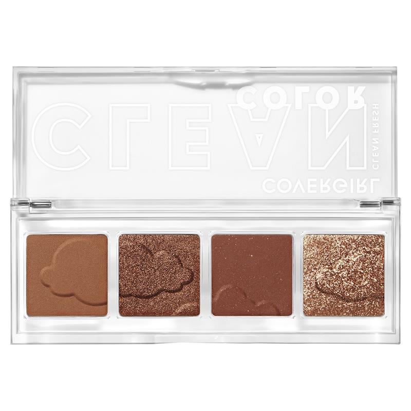 Covergirl Clean Colour Eyeshadow Quad #252 Spiced Copper