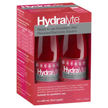 Hydralyte Electrolyte Strawberry and Kiwi 4x250ml Solution - GimmeNow