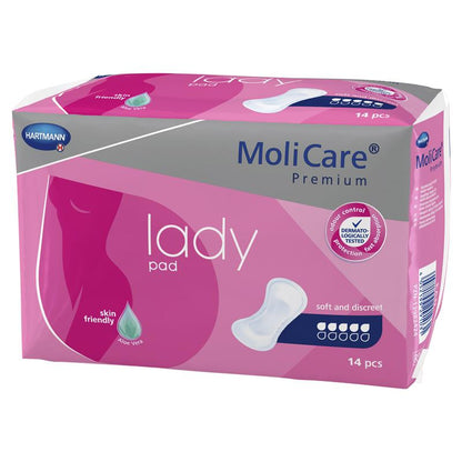 Molicare Lady Premium 5 Drops Pad 14 Pack