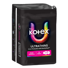 U by Kotex Ultrathin Pads Super with Wings 12 Pack
