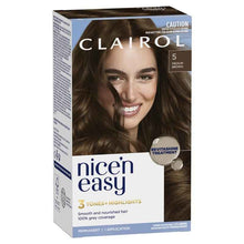 Clairol Nice N Easy 5 Natural Medium Brown Permanent Hair Colour