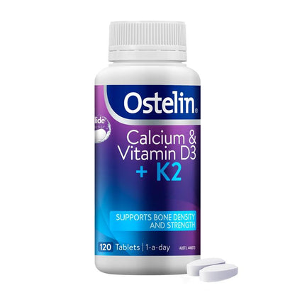 Ostelin Calcium & D3 + K2 120 Tablets Exclusive Size