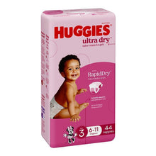 Huggies Ultra Dry Nappies Size 3 Girl 6-11kg Bulk 44 Pack