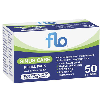 FLO Sinus Care Refill Pack 50 Sachets