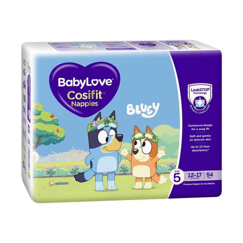 BabyLove Cosifit Nappies Size 5 (12-17kg) 54 Pack