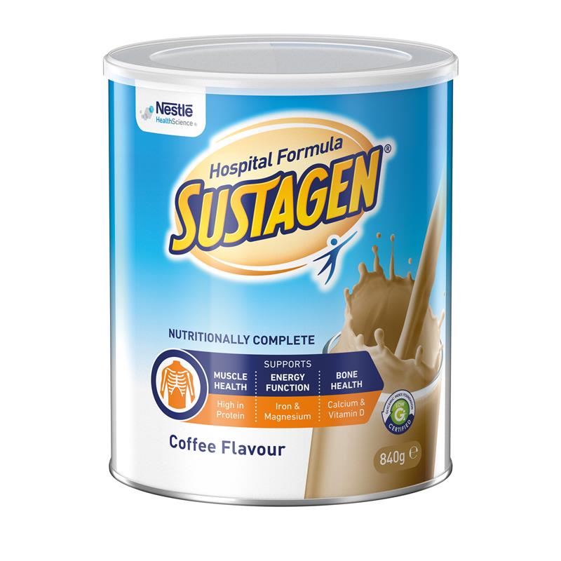 Sustagen Hospital Formula Nutritional Supplement Coffee Flavour 840g