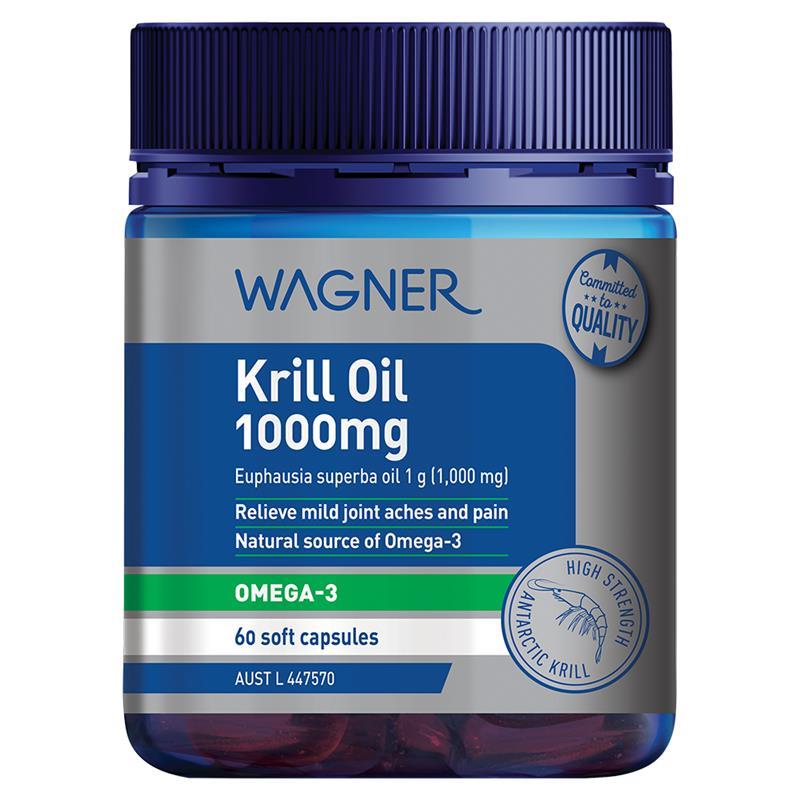 Wagner Krill Oil 1000mg 60 Capsules