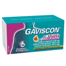 Gaviscon Dual Action Tablets for Heartburn and Indigestion 48 Pack