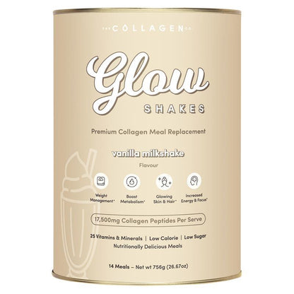 The Collagen Co Glow Shakes Vanilla Milkshake 756g